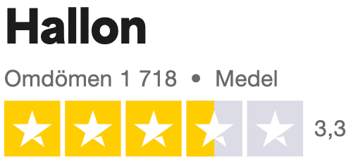 Hallon Trustpilot